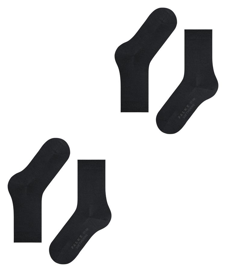 Falke Falke Softmerino  2-Pack Socken Damen - anthra.mel (3089) - 2 | SportScheck