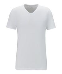 Falke UW V-Neck Shirt Natural m Unterhemd Herren - white (2000)