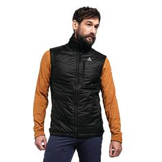 Rückansicht von Schöffel Hybrid Vest Stams M Outdoorweste Herren black