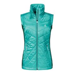 Schöffel Hybrid Vest Stams L Outdoorweste Damen 7290 grün
