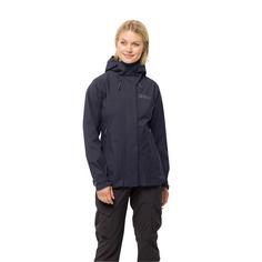 Rückansicht von Jack Wolfskin KAMMWEG 2L JKT W Funktionsjacke Damen graphite