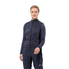 Rückansicht von Jack Wolfskin MOROBBIA ALPHA VEST W Outdoorweste Damen graphite