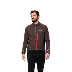 Rückansicht von Jack Wolfskin MOROBBIA ALPHA INS JKT M Funktionsjacke Herren red earth