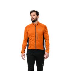 Rückansicht von Jack Wolfskin MOROBBIA ALPHA INS JKT M Funktionsjacke Herren blood orange