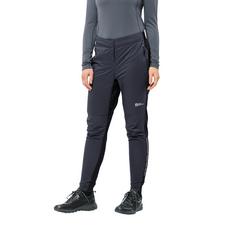 Rückansicht von Jack Wolfskin MOROBBIA ALPHA PANTS W Funktionshose Damen graphite