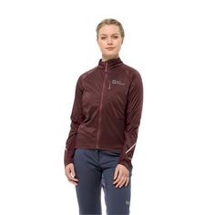 Rückansicht von Jack Wolfskin MOROBBIA ALPHA INS JKT W Funktionsjacke Damen dark maroon