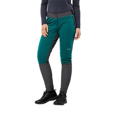 Rückansicht von Jack Wolfskin MOROBBIA PANTS W Funktionshose Damen sea green