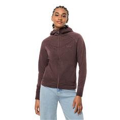 Rückansicht von Jack Wolfskin WALDSEE HOODED JKT W Fleecejacke Damen sea shell