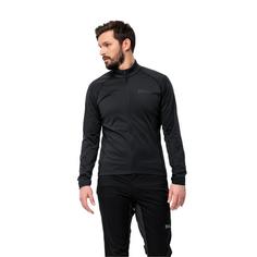 Rückansicht von Jack Wolfskin MOROBBIA FZ M Fleecejacke Herren black