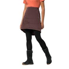 Rückansicht von Jack Wolfskin ALPENGLUEHEN SKIRT W Outdoorrock Damen boysenberry