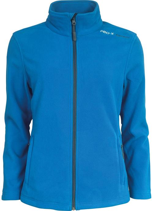 Rückansicht von PRO-X-elements PAULA Fleecejacke Damen Methylblau