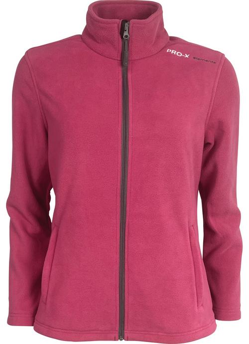 Rückansicht von PRO-X-elements PAULA Fleecejacke Damen Roséwein