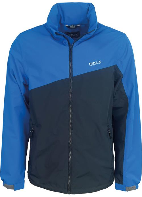 Rückansicht von PRO-X-elements AUGUST Funktionsjacke Herren Schwarz /Marineblau