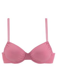 Lascana B&uuml;gel-Bikini-Top Bikini Oberteil Damen rose
