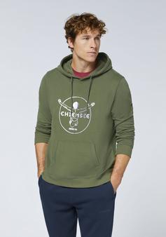 Rückansicht von Chiemsee Hoodie Sweatshirt Herren 19-0417 Kombu Green