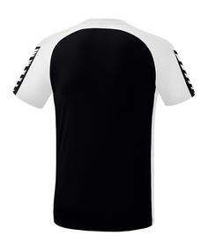 Rückansicht von Erima Six Wings T-Shirt Funktionsshirt Herren schwarzweiss