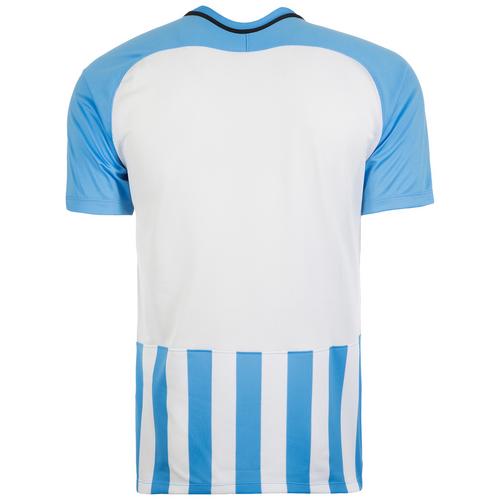 Rückansicht von Nike Striped Division III Fußballtrikot Herren hellblau / weiß