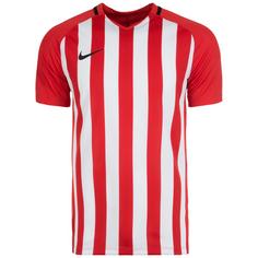 Nike Striped Division III Fußballtrikot Herren rot / weiß