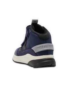 Rückansicht von hummel REACH ZERO MID TEX JR Sneaker Kinder BLACK IRIS