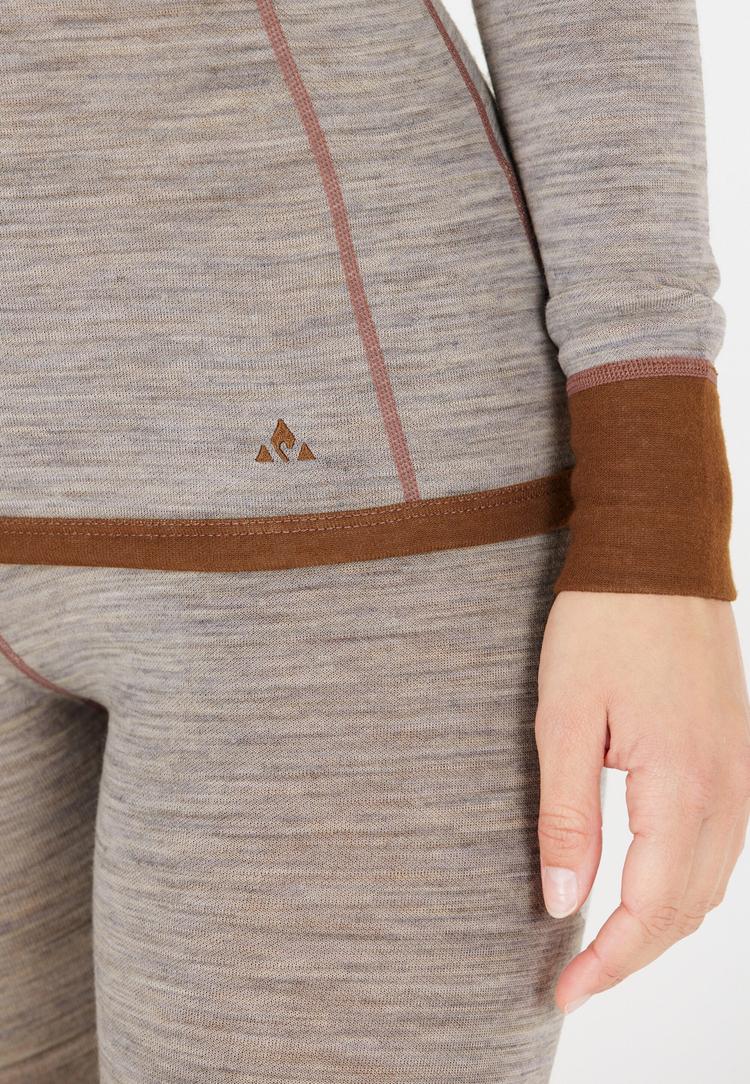 Whistler Whistler BRANDI Skishirt Damen - 1005 Light Grey Melange - 1 | SportScheck