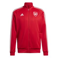 adidas FC Arsenal DNA 3-Streifen Trainingsjacke Outdoorjacke Herren Scarlet