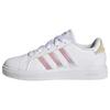 adidas Grand Court Lifestyle Lace Tennisschuhe Sneaker Kinder - Cloud White / Iridescent / Cloud White