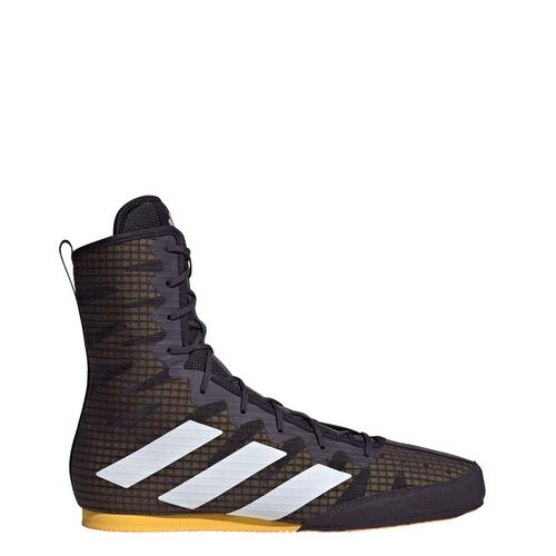 Rückansicht von adidas Box Hog 4 Boxschuh Boxschuhe Aurora Black / Cloud White / Spark