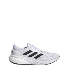 Rückansicht von adidas Supernova 2.0 Laufschuh Sneaker Cloud White / Core Black / Dash Grey
