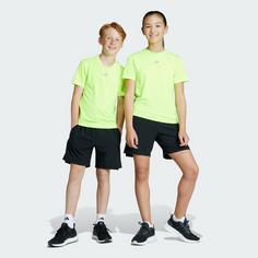 Rückansicht von adidas AEROREADY 3-Streifen Woven Shorts Funktionsshorts Kinder Black / Reflective Silver