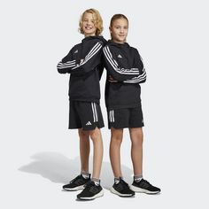 Rückansicht von adidas Tiro 23 League Sweat Shorts Funktionsshorts Kinder Black