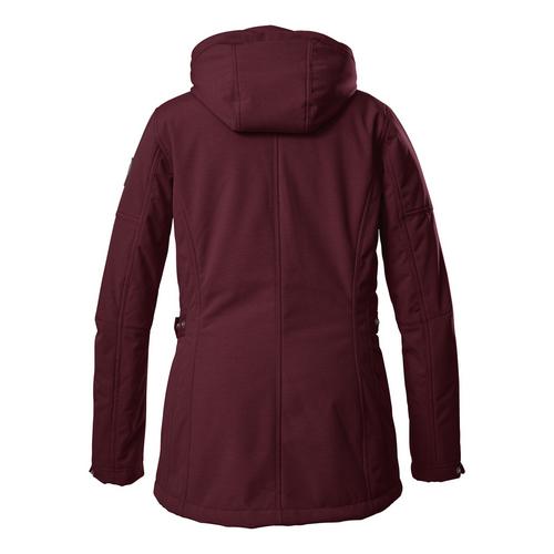 Rückansicht von G.I.G.A. DX by killtec GW26 Softshelljacke Damen Rose4017