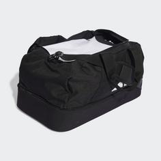 Rückansicht von adidas Tiro League Duffelbag S Reisetasche Black / White