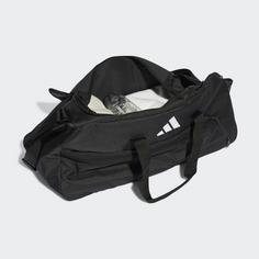 Rückansicht von adidas Tiro League Duffelbag M Reisetasche Black / White