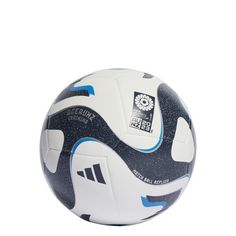 adidas Oceaunz Trainingsball Fußball White / Collegiate Navy / Bright Blue / Silver Metallic