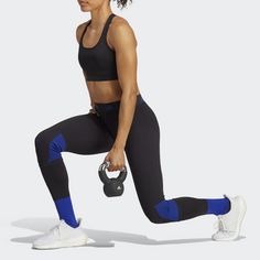 Rückansicht von adidas Techfit Recharge Seamless Leggings Tights Damen Black