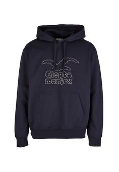 Cleptomanicx Clouds Hoodie Herren Sky Captain