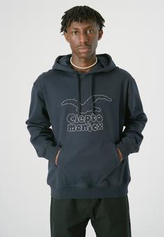 Rückansicht von Cleptomanicx Clouds Hoodie Herren Sky Captain