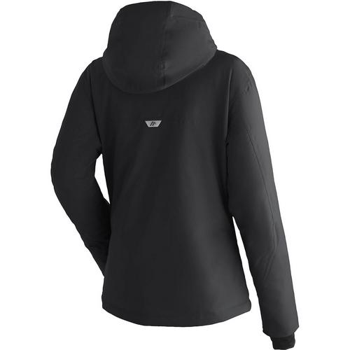 Rückansicht von Maier Sports Purga Snow Fleecejacke Damen Schwarz