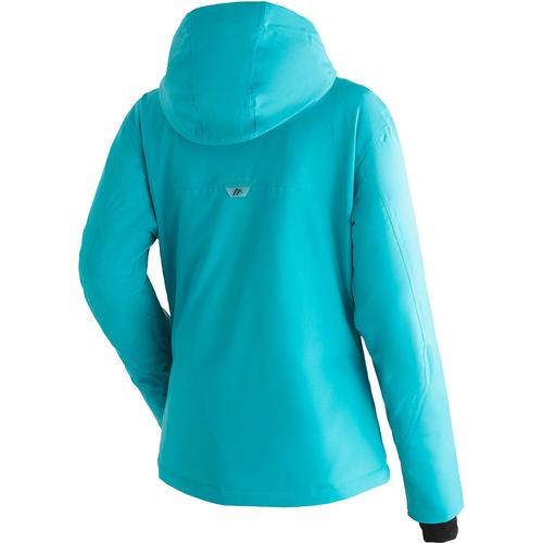 Rückansicht von Maier Sports Purga Snow Fleecejacke Damen Türkis