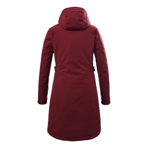 Rückansicht von KILLTEC KOW165 Funktionsmantel Damen Bordeaux