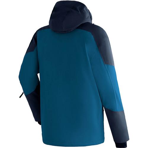 Rückansicht von Maier Sports FI 3S FZ Fleecejacke Herren Indigo