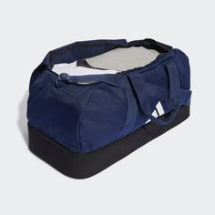 Rückansicht von adidas Tiro League Duffelbag M Sporttasche Team Navy Blue 2 / Black / White