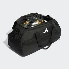 Rückansicht von adidas Tiro League Duffelbag S Sporttasche Black / White
