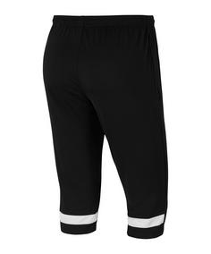 Rückansicht von Nike Academy 21 3/4 Hose Trainingshose Herren schwarzweiss