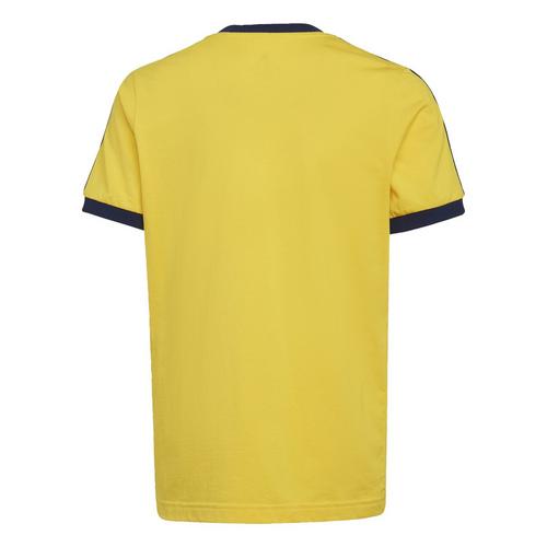 Rückansicht von adidas Schweden T-Shirt Fanshirt Kinder Gelb