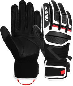 Reusch Pro RC Skihandschuhe 7745 black/white/fire red