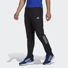 Rückansicht von adidas Own the Run Astro Knit Hose Laufhose Herren Black