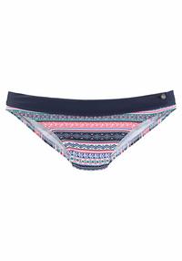 S.OLIVER Bikini-Hose Bikini Hose Damen - blau-ros&eacute;-gestreift