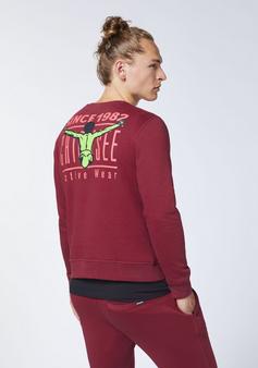 Rückansicht von Chiemsee Sweatshirt Sweatshirt Herren 19-1934 Tibetan Red