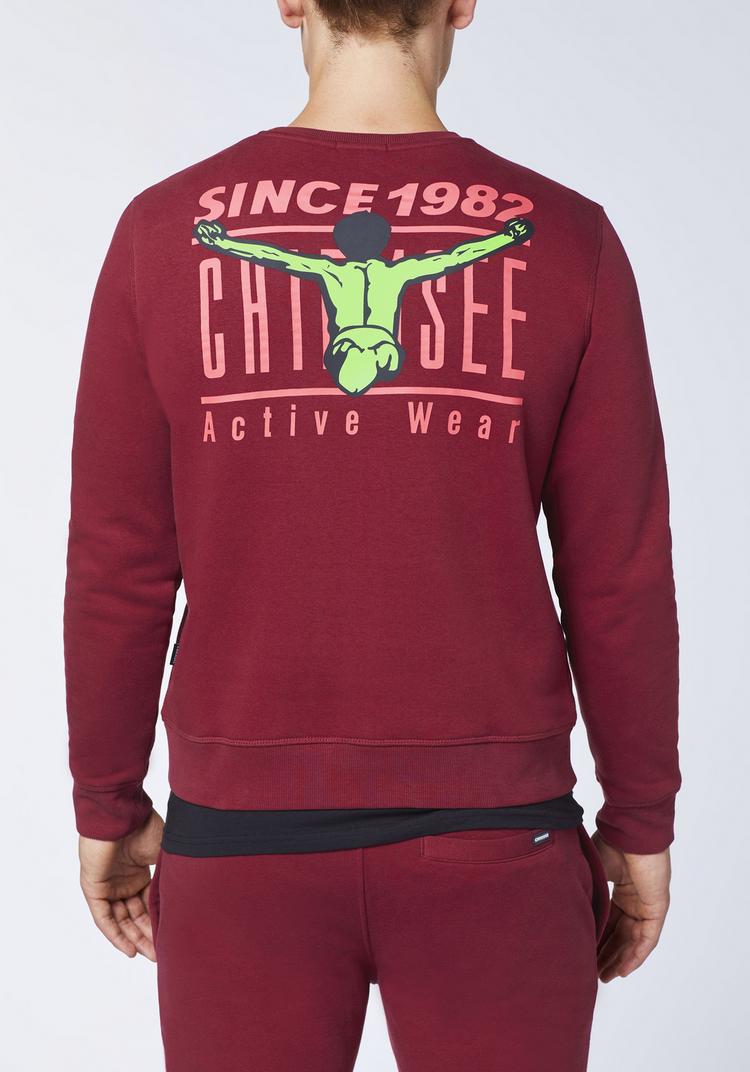 Chiemsee Chiemsee Sweatshirt Sweatshirt Herren - 19-1934 Tibetan Red - 4 | SportScheck